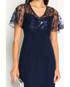 Robe Runa bleu nuit