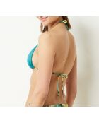 BH ohne Dreiecksbügel und ohne Schale Verso gedruckt auf grünem Grund