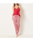 Pigiama tre pezzi Margus bordeaux granato