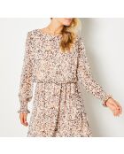 Blaugrünes bedrucktes Nally Kleid