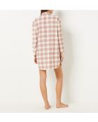 Liquette Cerisa carreaux marron