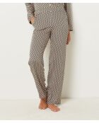 Roseanne schwarze bedruckte Hose