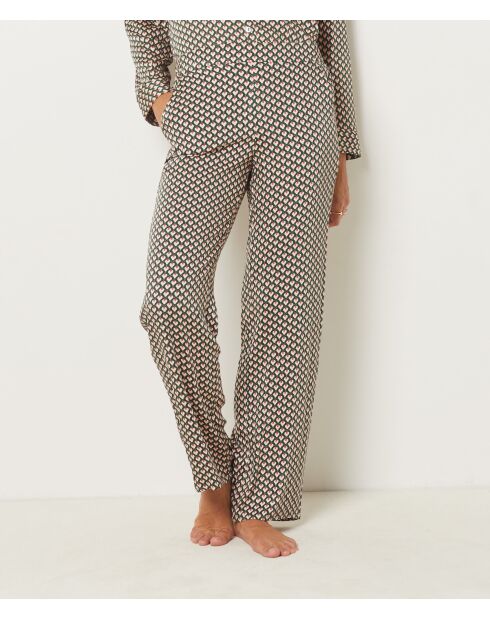 Roseanne schwarze bedruckte Hose