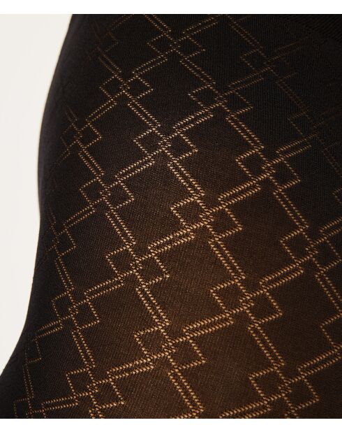 Calzamaglia nera Eya Graphique Carre