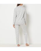 Pigiama due pezzi grigio Novanne