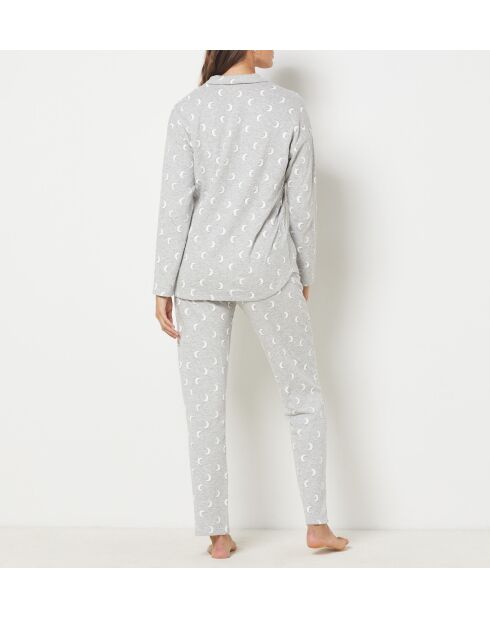 Zweiteiliger Schlafanzug Novanne, grau
