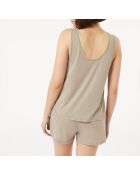 Gam kaki olijfkleurige tanktop