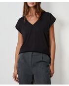 Joss V schwarzes T-Shirt