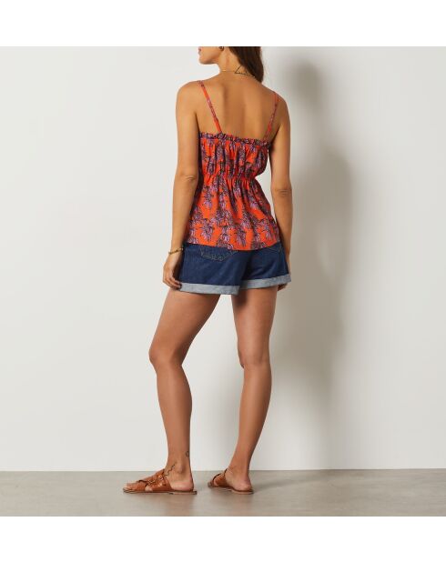 Canotta Felicito camisto con stampa mattoncini