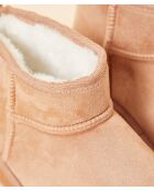 Botas de color rosa empolvado