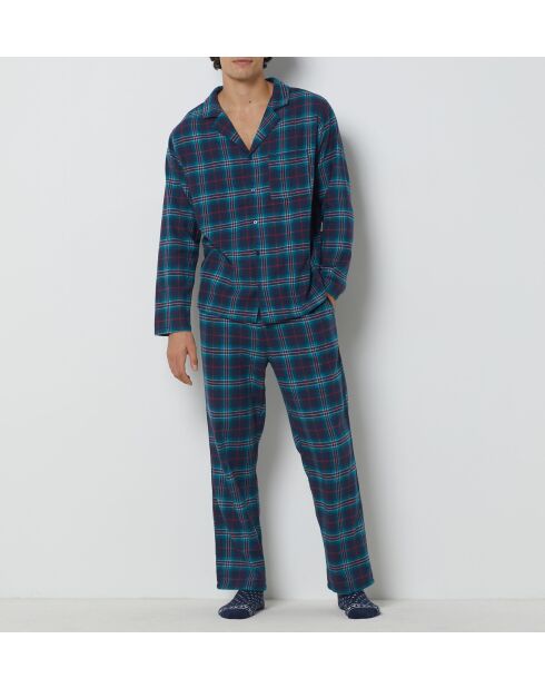Pijama azul marino de dos piezas Jadden para hombre