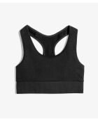 Caroline G schwarzer Bügel-BH