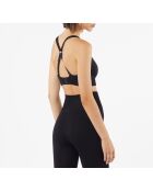 Sujetador negro con aros Goal