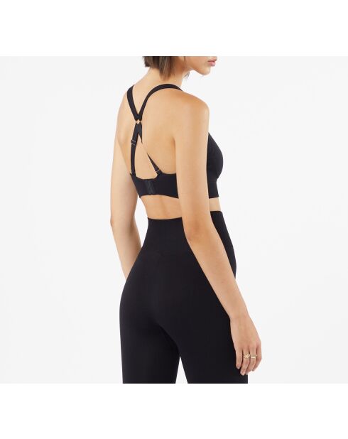 Sujetador negro con aros Goal