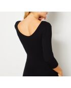 Vestido negro Constance