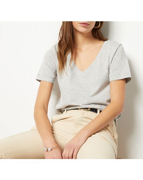 Lichtgrijs t-shirt Punta