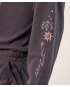 Anthrazitfarbenes Maude-Top