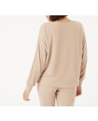 Sudadera Calino taupe