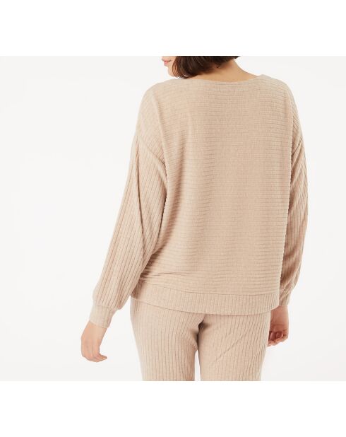 Sudadera Calino taupe