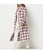 Déshabillé Telia carreaux multicolore