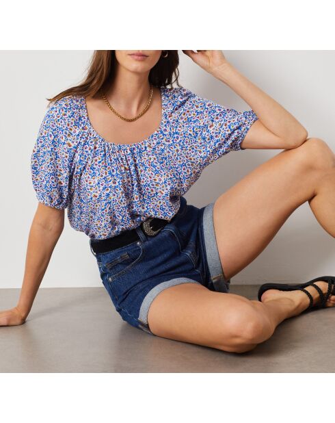 Blusa Lelix stampata multicolor