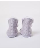 Mercy hellgraue Stiefel