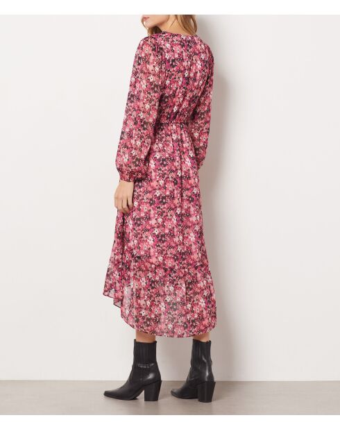 Ralone jurk gedrukt op paarse achtergrond