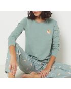 T-shirt verde Poppy Nile