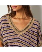 Mehrfarbiger Chachou Pullover
