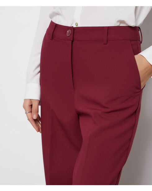 Pantaloni bordeaux Paco
