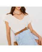 Camiseta Anisia ecru