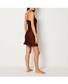 Nachthemd mit milchigem Burgundergranat