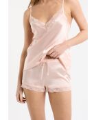 Pantaloncini rosa cipria lattiginoso