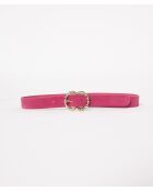 Ceinture Frenchie rose bonbon