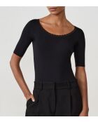 Warm Me Up Lace zwart T-shirt