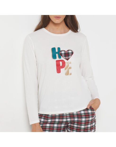 Pyjama trois pièces Virginien rouge