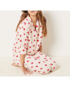 Virgiliz ecrufarbener zweiteiliger Pyjama