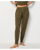 Mody Spe khaki olijfkleurige broek