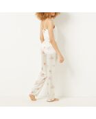 Pantaloni tailandesi stampati su sfondo bianco