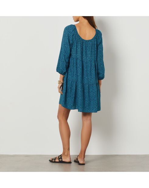 Petrolblau/türkisfarbenes Lelix Kleid