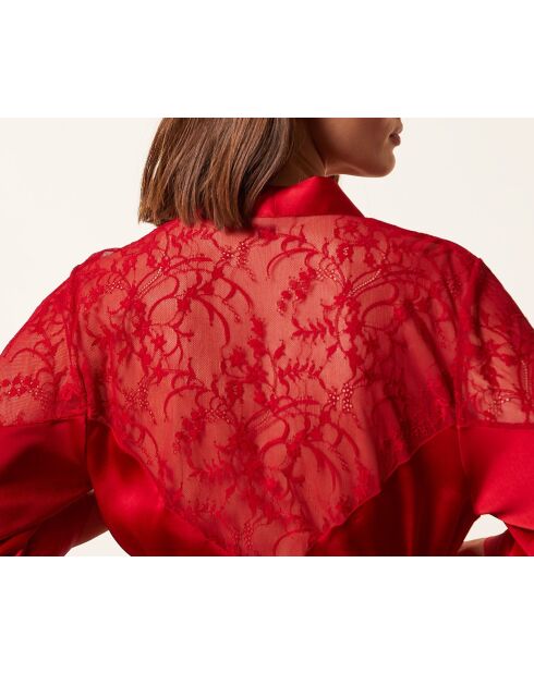 Déshabillé Dearness rouge