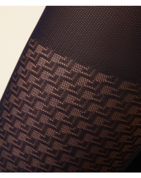 Collant Emono Monogramme noir