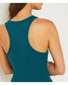 Camiseta sin mangas Jamie de abeto verde