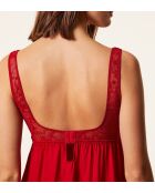 Camicia da notte rossa Dearness