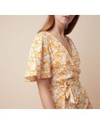 Carmen-Nachthemd in Ocker-Senf