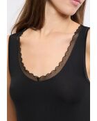 Warm Me Up Lace schwarzes Tanktop