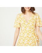 Carmen-Nachthemd in Ocker-Senf