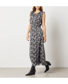 Maria-jurk gedrukt op zwarte achtergrond