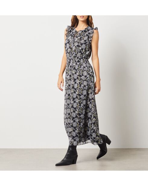 Maria-jurk gedrukt op zwarte achtergrond