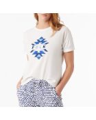 Ecru T-shirt van Suna